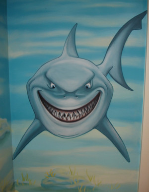 Finding Nemo Sharks Prepasted Wall Mural Sticker Outlet picture