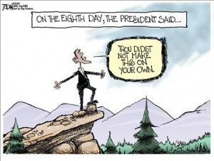 On the 8th Day Obama Said.....by Glenn Foden
