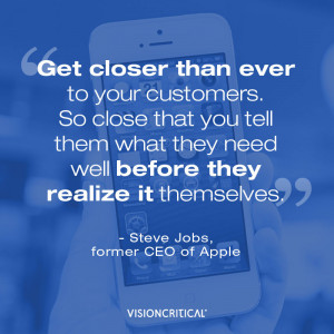 marketing quote by Steve Jobss, small business marketing