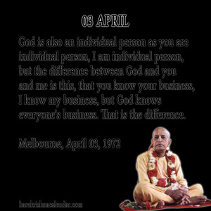 Srila Prabhupada Quotes For...