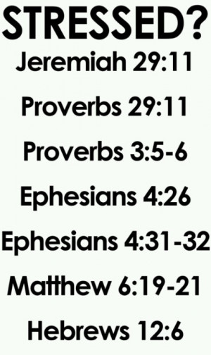 Bible verses for stress