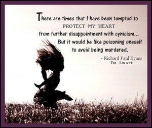 Tempted to protect my heart...