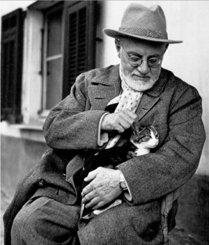 famous artists and designers photographed with their cats