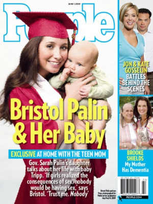Bristol Palin and her son on the cover of the latest issue of People ...