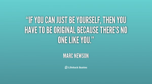 Just Be Yourself Quotes