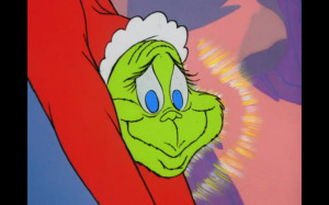 The Grinch's Small Heart Grew Three Sizes That Day.