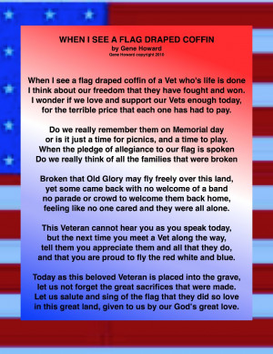 COFFIN SM Memorial Day Poems Stories