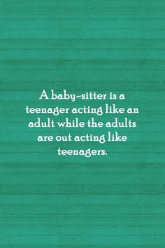 Babysitting Quotes