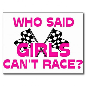 source http www zazzle com pink race car with checkered flag postcards