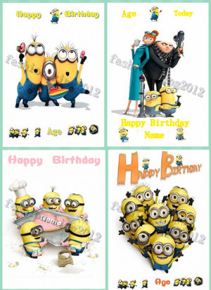 happy birthday despicable me minion