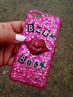 Mean Girls Burn Book handmade Bling Phone Case for iPhone 4 4s 5 5C ...