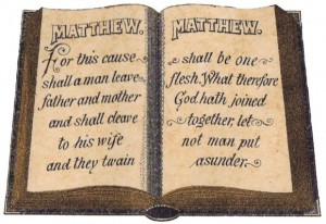 Marriage Certificate Bible Image