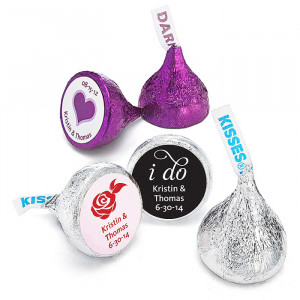 The Knot Wedding Shop is offering 100 personalized Hershey's Kisses ...