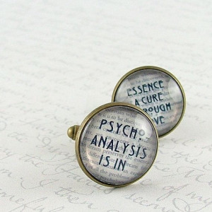 ... Cuff Links - Freud Quote - The Unconscious Mind on Etsy, $28.00