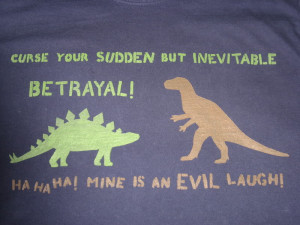 Topic: Firefly quote shirt - Wash's dinosaurs! (Read 9520 times)