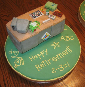 retirement cakes