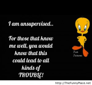 Tweety quote with wallpaper - Funny Pictures, Awesome Pictures, Funny ...