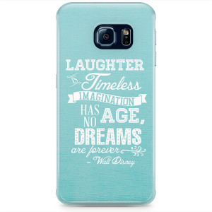Aqua-Laughter-is-Timeless-Walt-Disney-Quote-Samsung-Phone-Hard-Shell ...