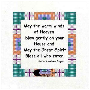 Native-American-Quotes-Quilt-Block-Square-100-cotton-unbleached-muslin ...