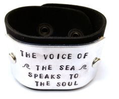 ... of The Sea Speaks to The Soul - Mermaid Jewelry - Surf Ocean Hand