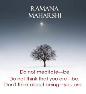 Ramana Maharshi | Be Still and Know