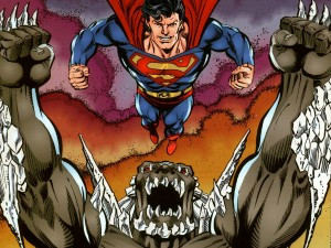 doomsday versus superman wallpapers comics superman superhero fights