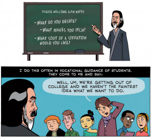 quotes inspirational comics alan watts ZEN PENCILS I usually only post ...