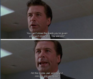 Top nine gifs about Glengarry Glen Ross quotes