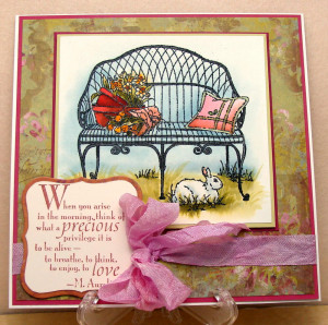 The next one is an adorable Chickadee sitting on a Budding Branch ...