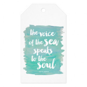 Watercolor Sea Quote Gift Tags Pack Of Gift Tags