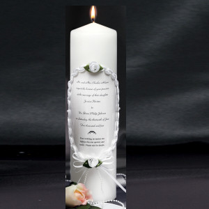 wedding invitation candles monogrammed candles wedding party candle ...
