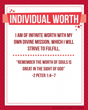 Lds Individual Worth