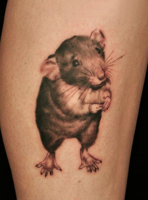 14. Best Rat Tattoo Design