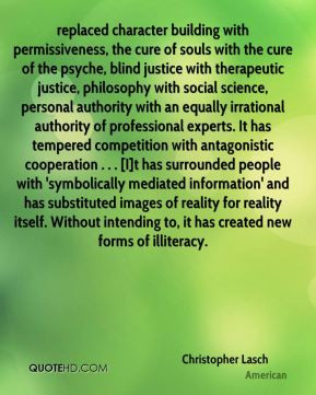 with social science, personal authority with an equally irrational ...