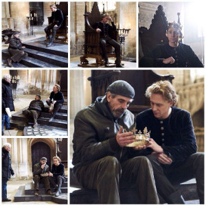 Prince Hal and King Henry IV in the Hollow Crown-touching scene as Hal ...