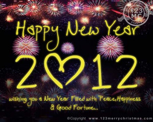 Happy New Year Fireworks 2012