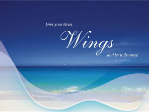 Wallpaper: Quotes-Wings motivational wallpaper