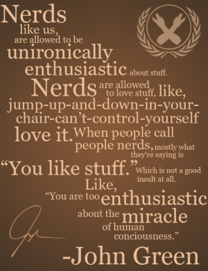 John Green Quote by Cally-wally