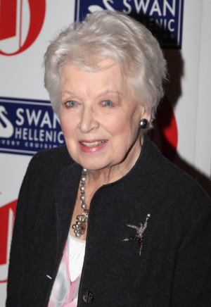 June Whitfield June Whitfield poses for photographs as she attends the