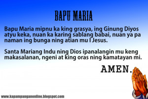 Bapu Maria / Hail Mary