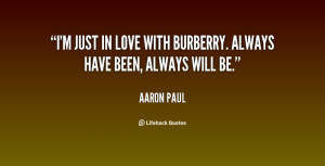 just in love with Burberry. Always have been, always will be ...