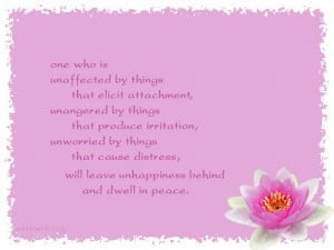 Spirituality quotes, attachment quotes, unaffected by things quotes