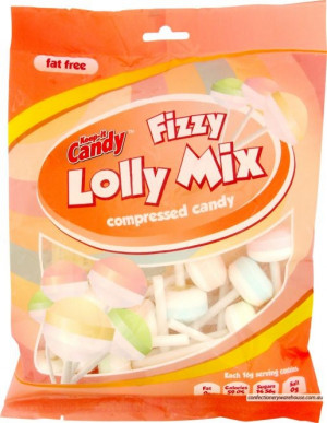 Tasty Treats Fizzy Lolly Pop Mix Bag 12pc 192g
