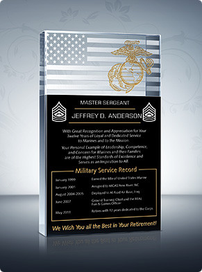 ... Plaques > Marine Corps Plaques > Marine Corps Retirement Plaque