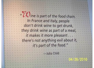 Great quote from Julia Childs!