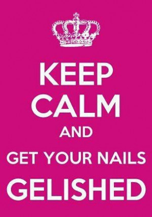 We Love Gelish! Call to make an appointment (660)747-2823