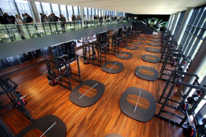 ... room is one of the largest college weight rooms in the country and