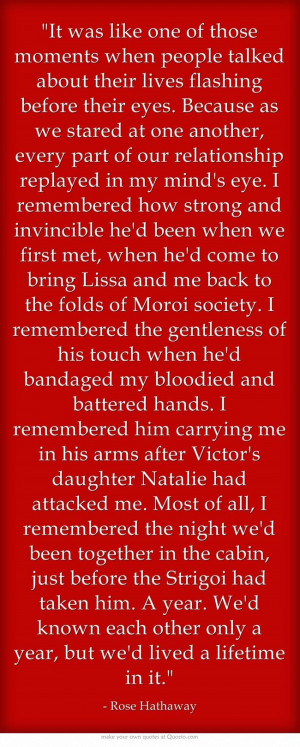 Vampire Academy Quotes | Rose Hathaway