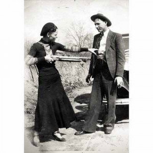 15. Bonnie and Clyde Archival Photo Poster Print