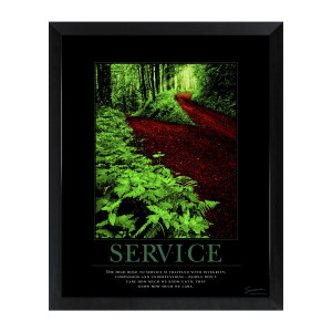 Service Path Mini Motivational Poster (756001)